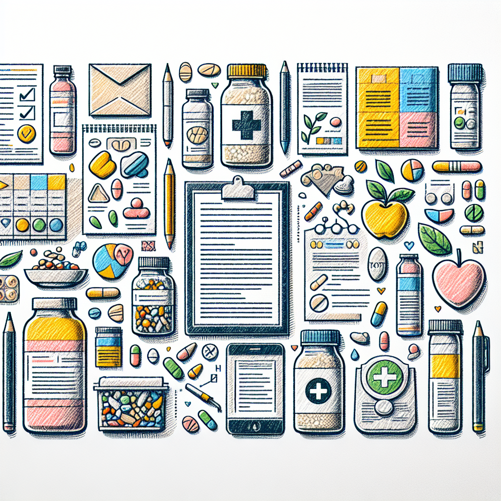 Pastelková ilustrace znázorňující téma: Zdraví a hubnutí