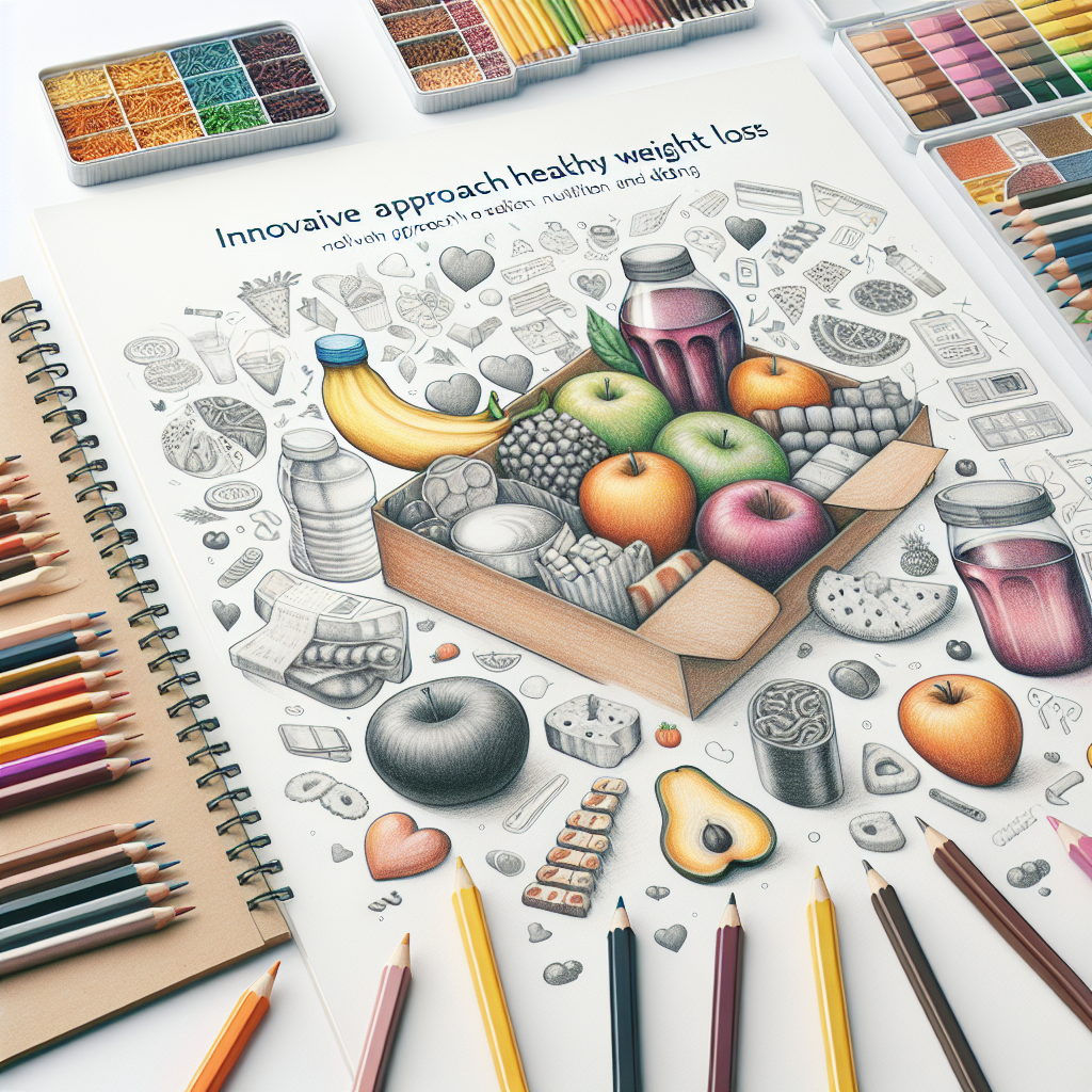 Pastelková ilustrace znázorňující téma: Stravování a hubnutí