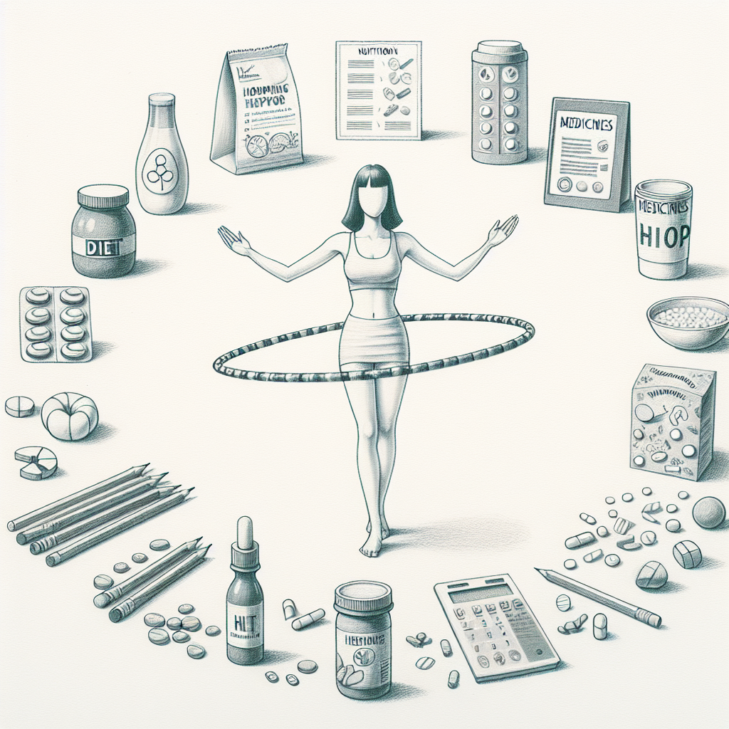 Pastelková ilustrace znázorňující téma: Hubnutí