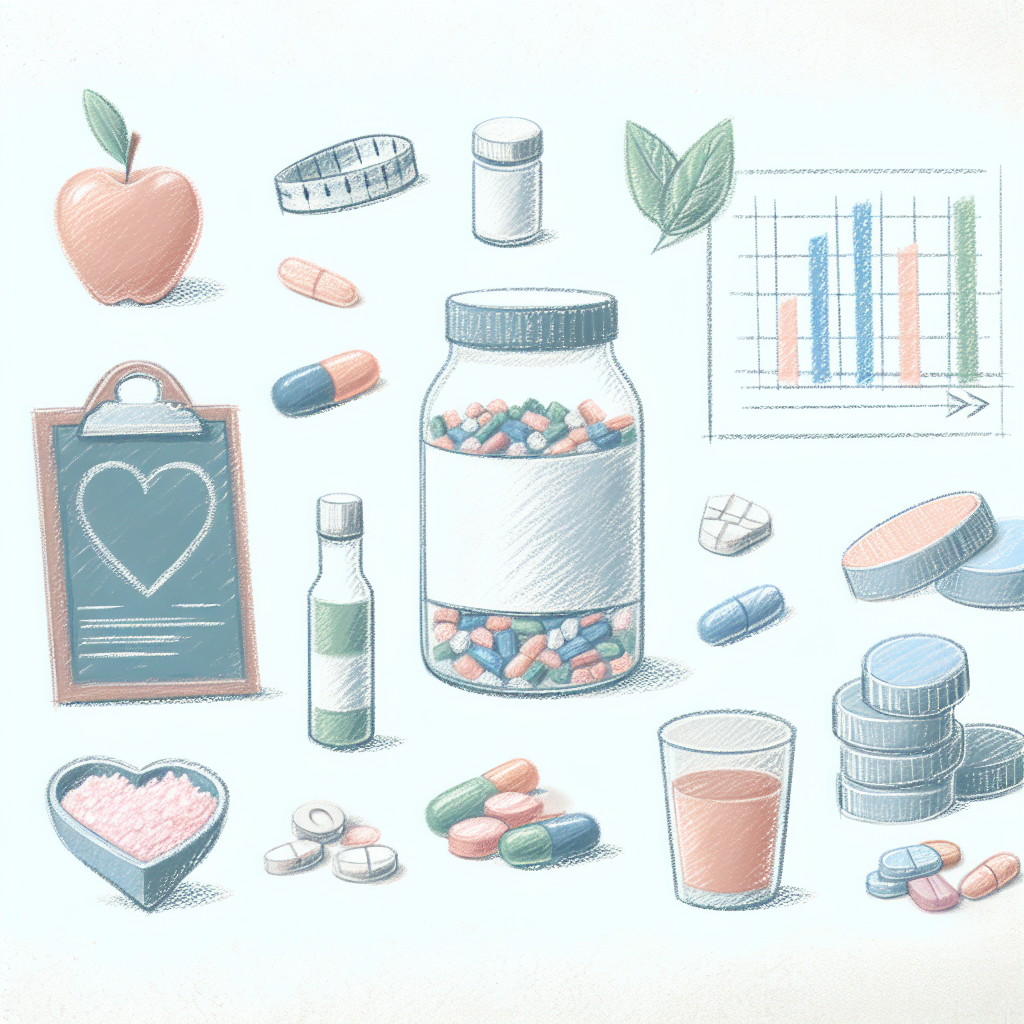 Pastelková ilustrace znázorňující téma: Zdraví a výživa