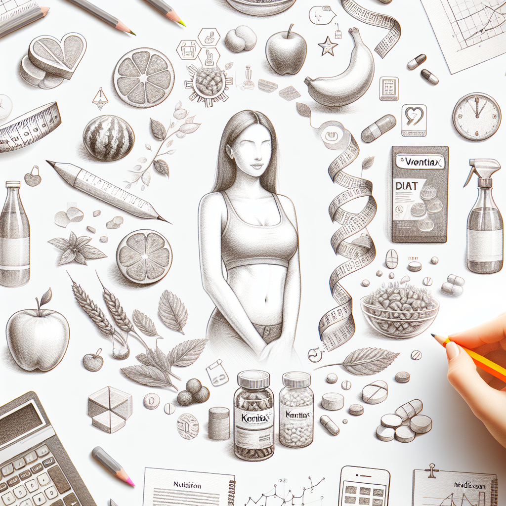 Pastelková ilustrace znázorňující téma: Zdraví a výživa