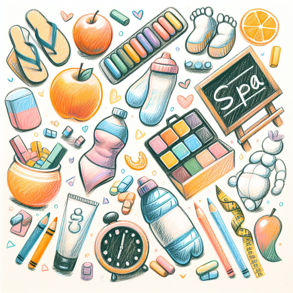 Pastelková ilustrace znázorňující téma: Zdraví dětí