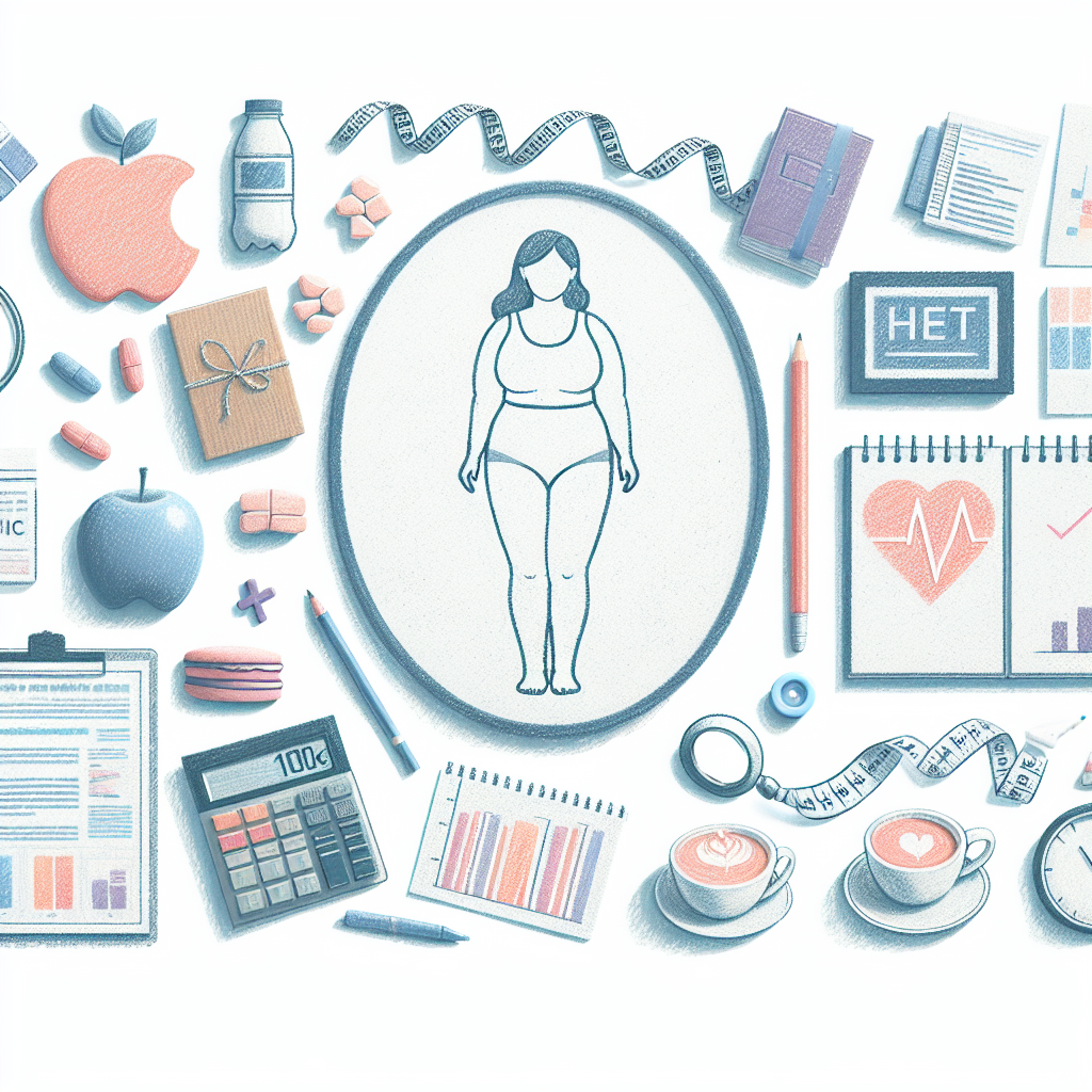 Pastelková ilustrace znázorňující téma: Obezita