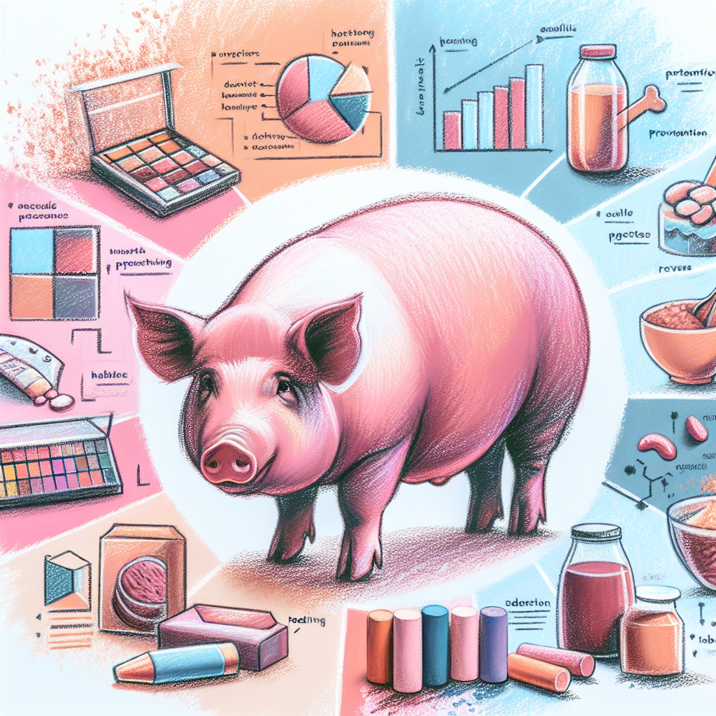 Pastelková ilustrace znázorňující téma: Zvířecí zdraví