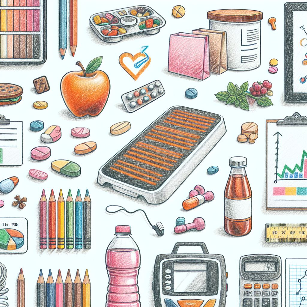 Pastelková ilustrace znázorňující téma: Fitness a zdraví