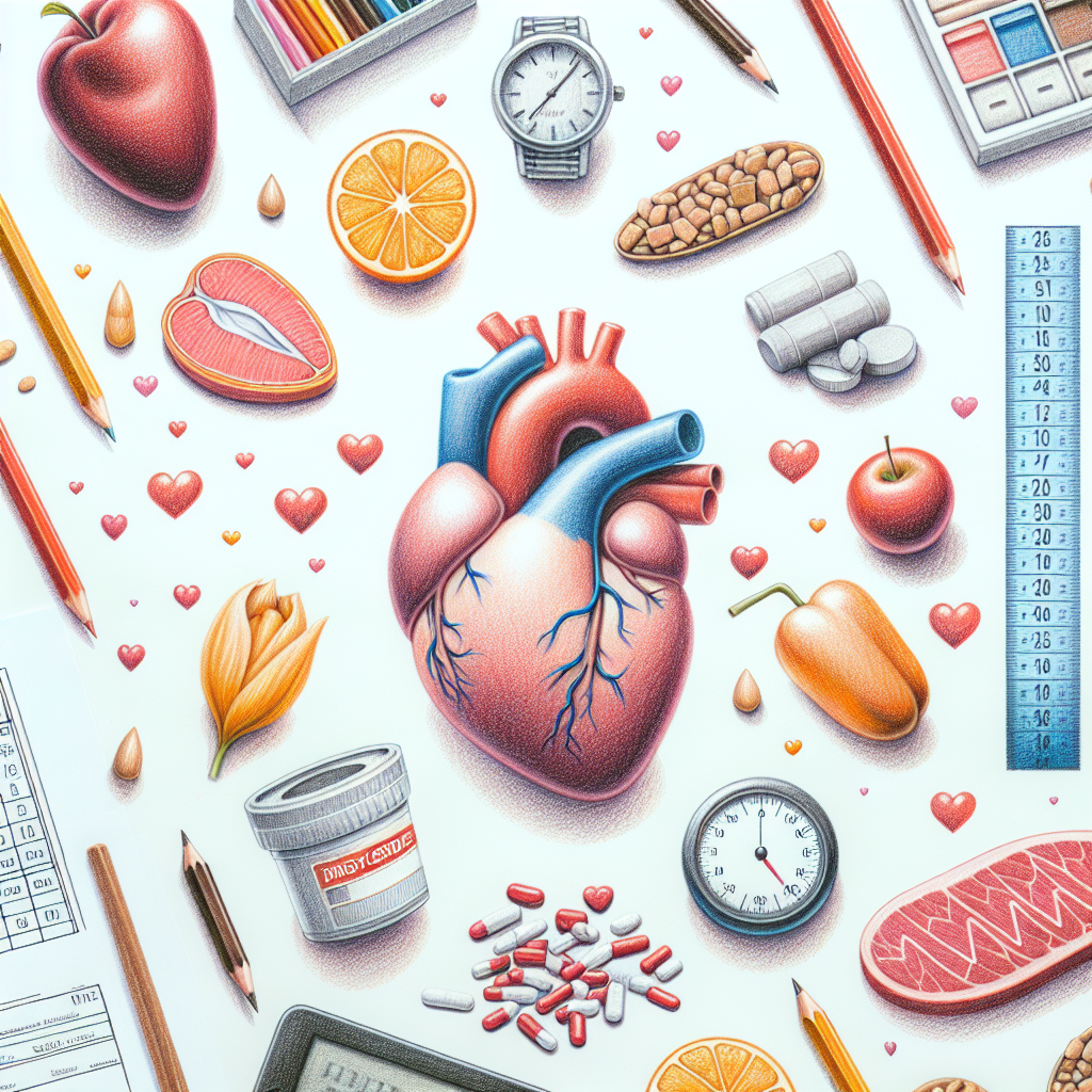 Pastelková ilustrace znázorňující téma: Zdraví a výživa