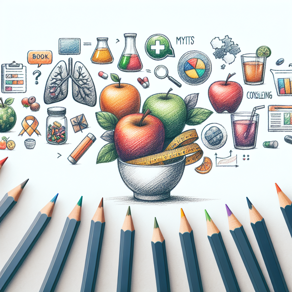 Pastelková ilustrace znázorňující téma: Zdraví a výživa