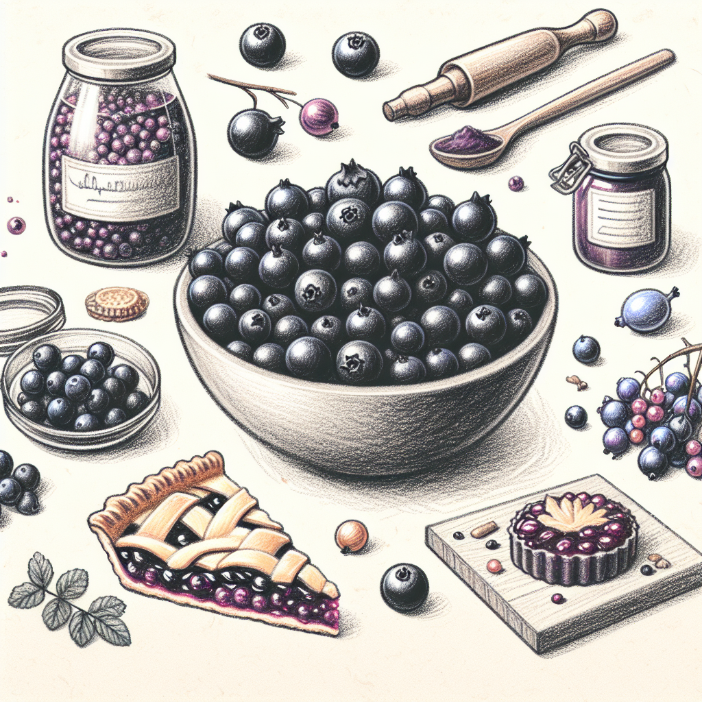 Pastelková ilustrace znázorňující téma: Recepty