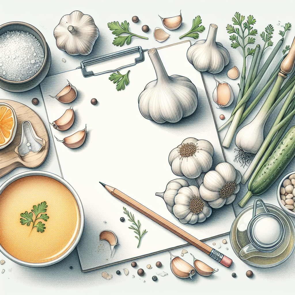 Pastelková ilustrace znázorňující téma: Recepty