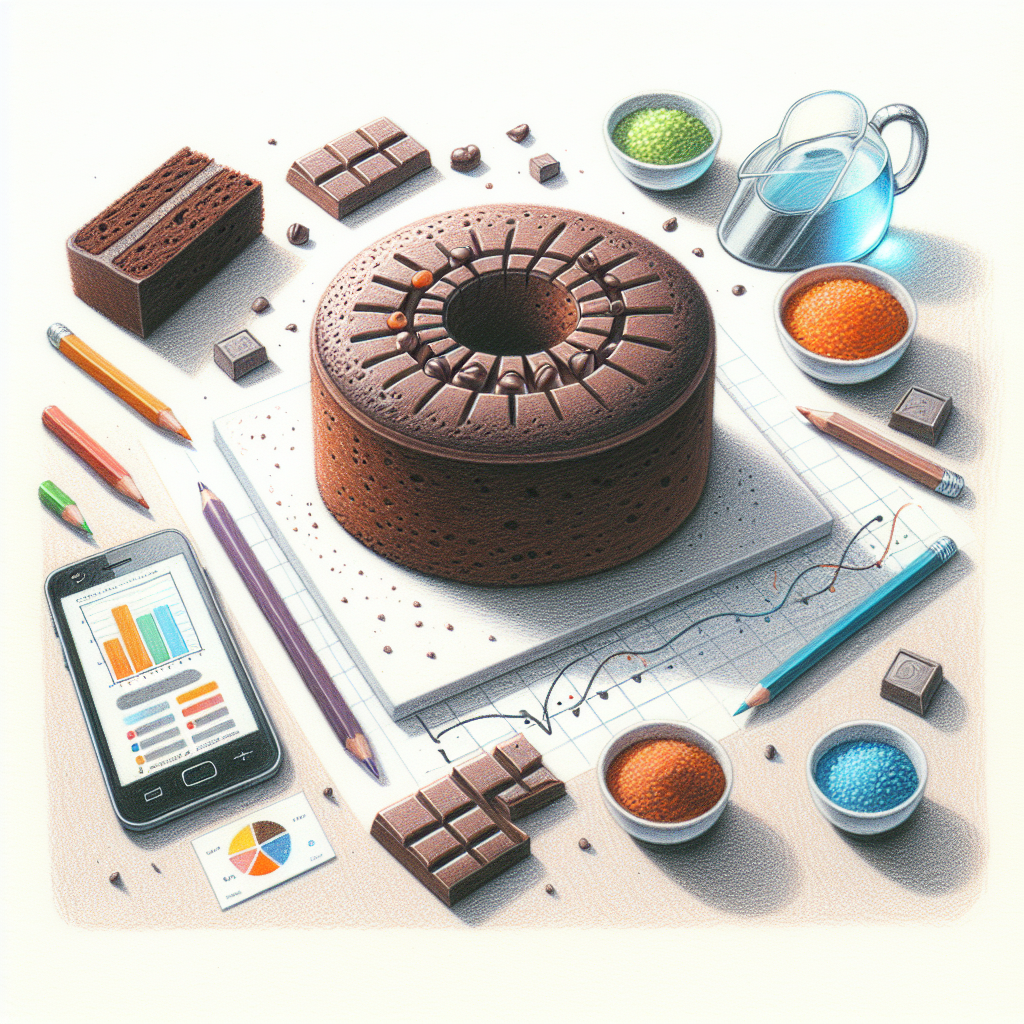 Pastelková ilustrace znázorňující téma: Dezerty