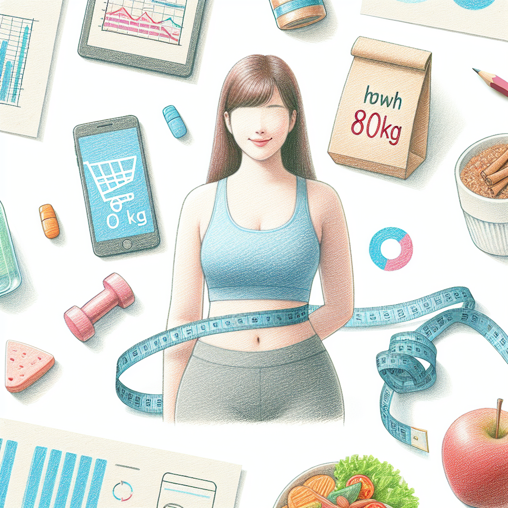 Pastelková ilustrace znázorňující téma: Hubnutí