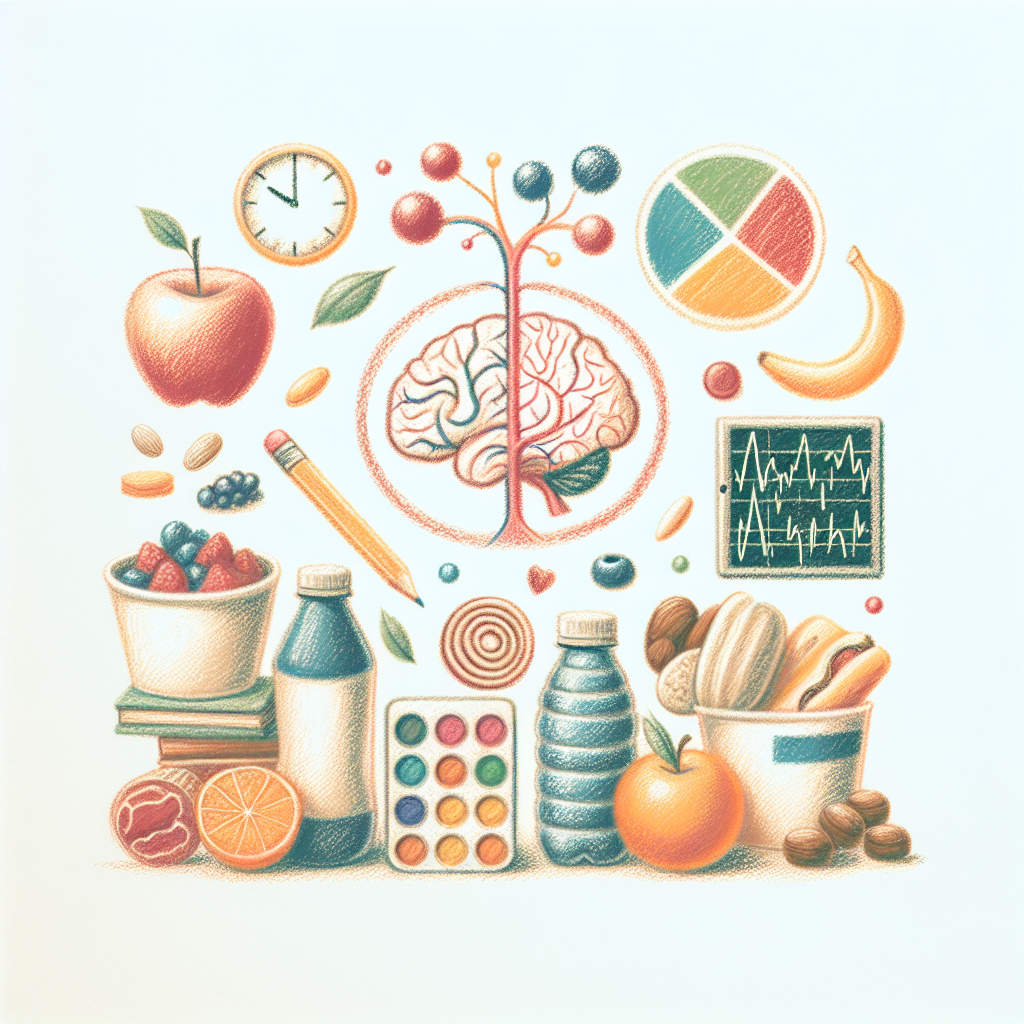 Pastelková ilustrace znázorňující téma: Zdraví