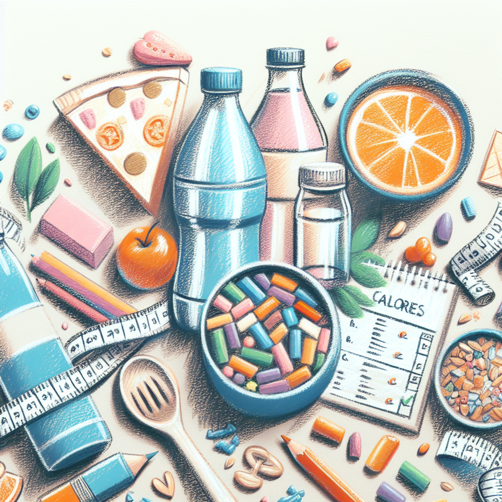 Pastelková ilustrace znázorňující téma: Strava a výživa