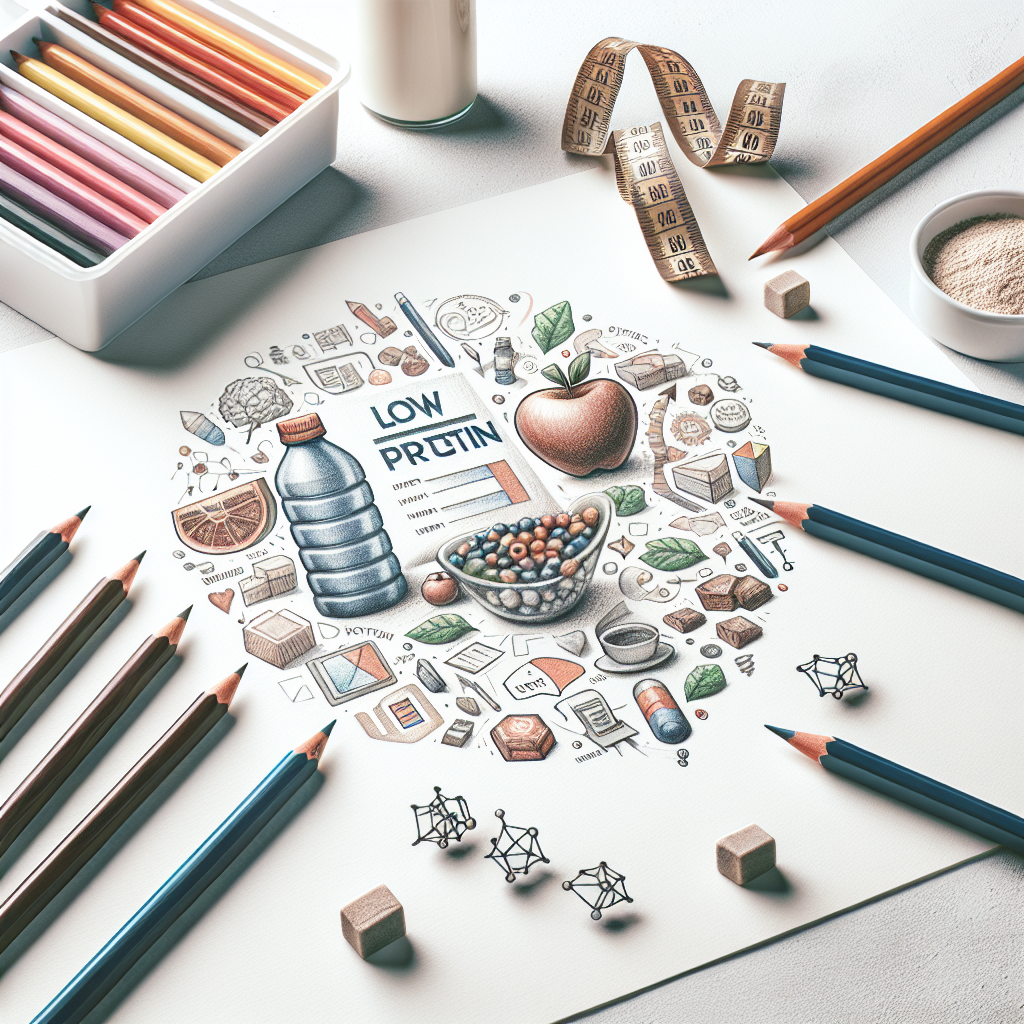 Pastelková ilustrace znázorňující téma: Diety