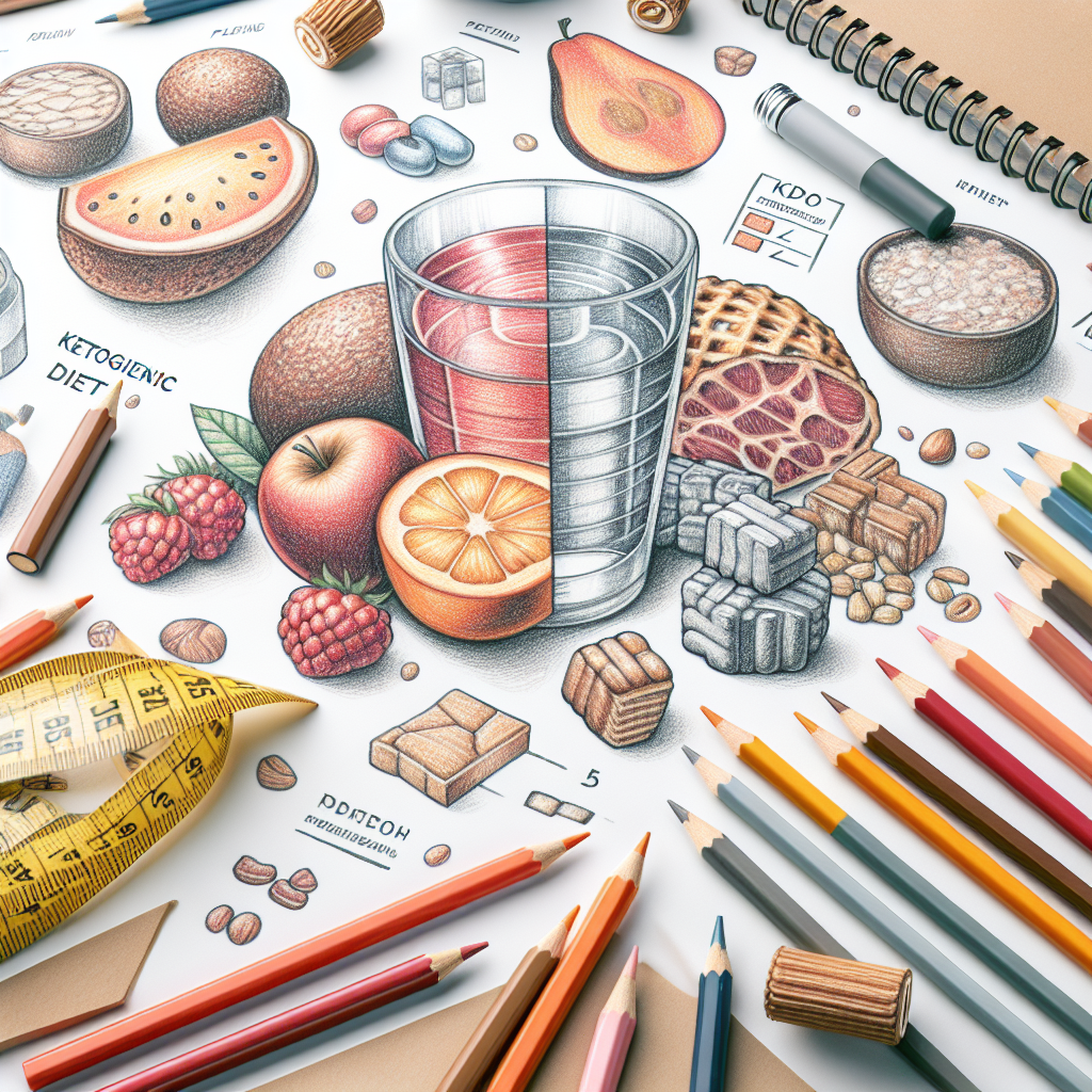 Pastelková ilustrace znázorňující téma: Stravovací plány