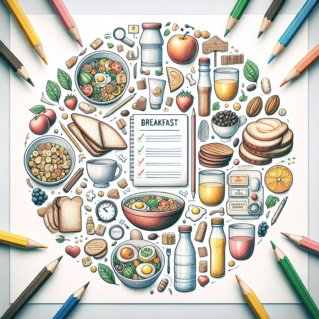 Pastelková ilustrace znázorňující téma: Zdravá strava