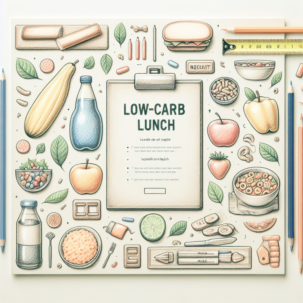 Pastelková ilustrace znázorňující téma: Nízkosacharidová dieta