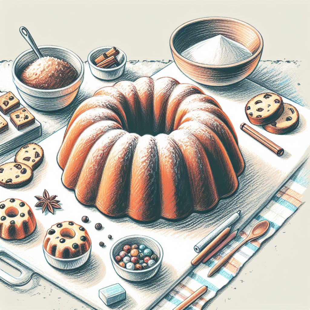 Pastelková ilustrace znázorňující téma: Dezerty