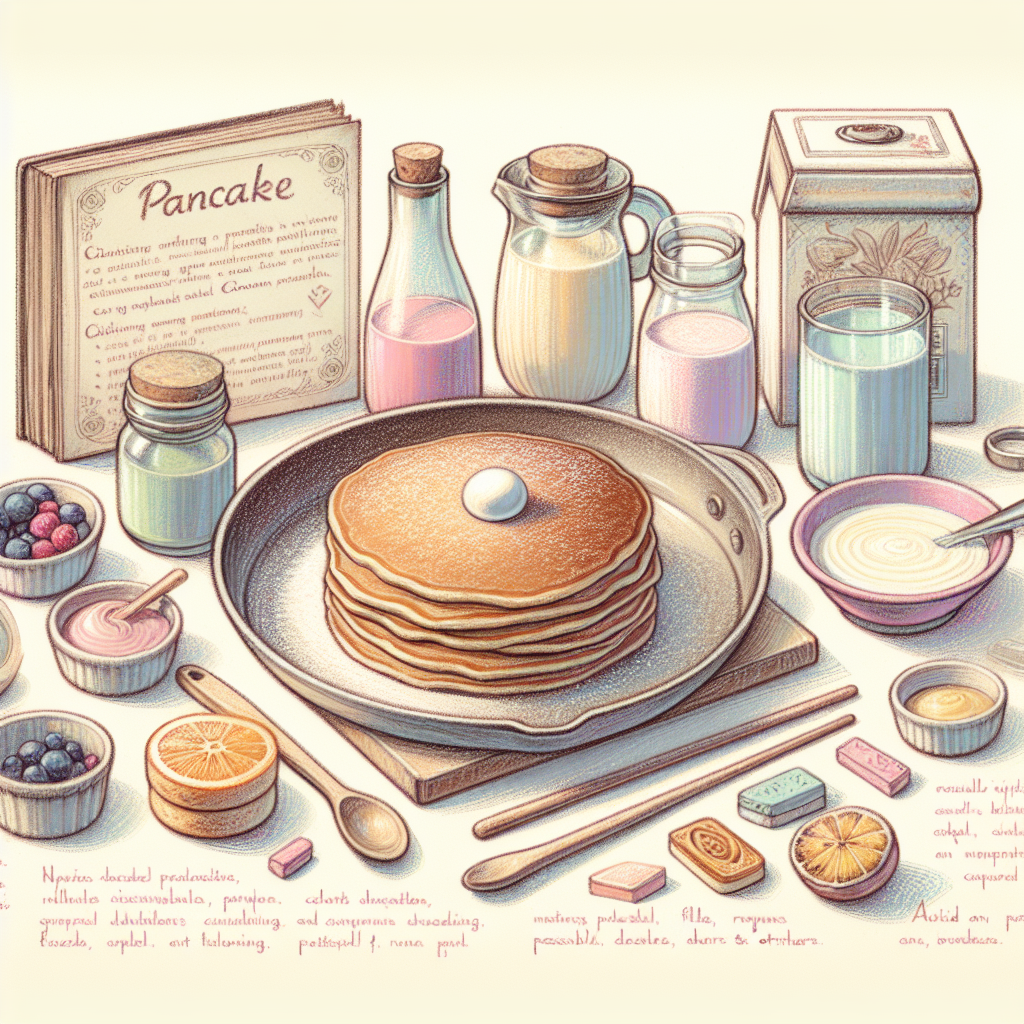 Pastelková ilustrace znázorňující téma: Vaření