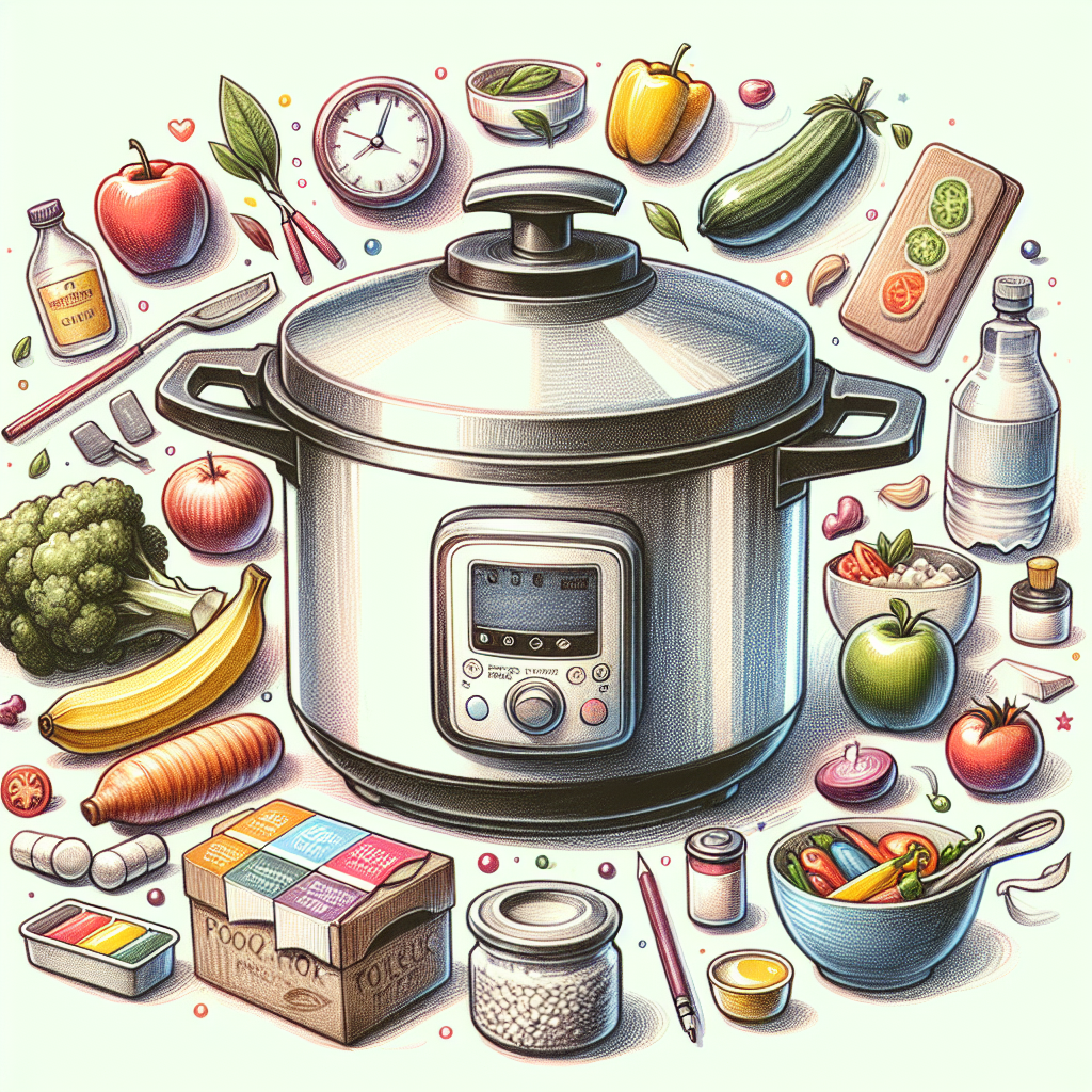 Pastelková ilustrace znázorňující téma: Vaření