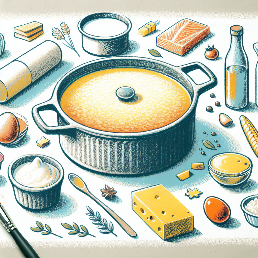 Pastelková ilustrace znázorňující téma: Kuchyně