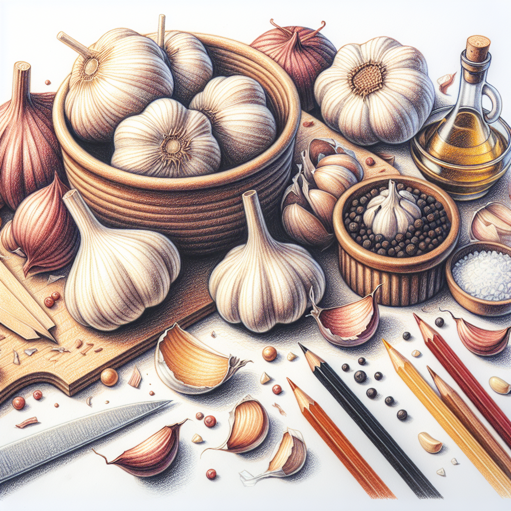 Pastelková ilustrace znázorňující téma: Zdravé vaření