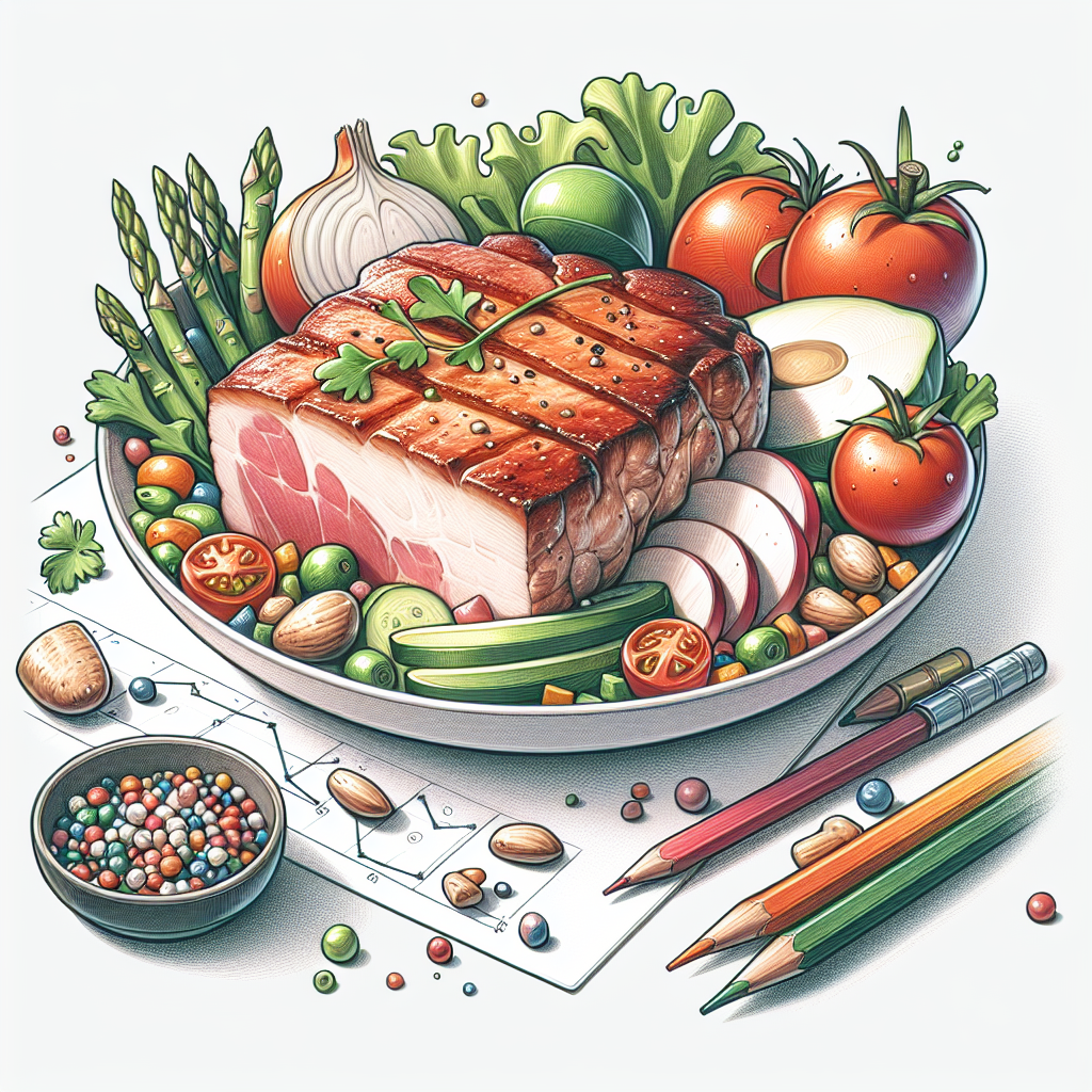 Pastelková ilustrace znázorňující téma: Recepty