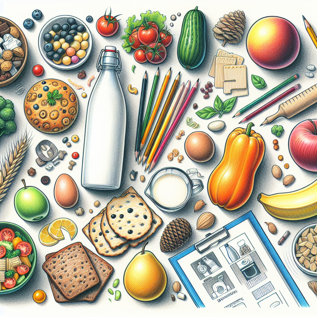 Pastelková ilustrace znázorňující téma: Kuchyňské tipy