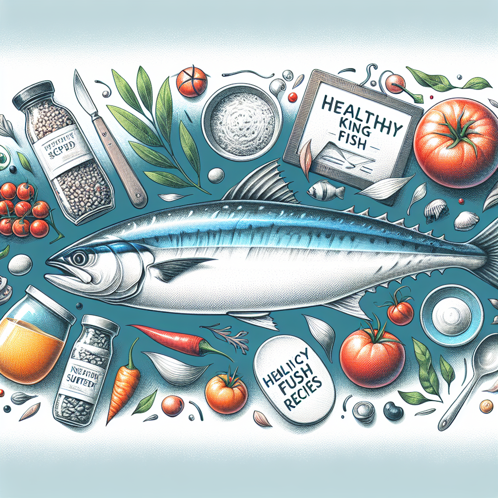 Pastelková ilustrace znázorňující téma: Recepty z ryb
