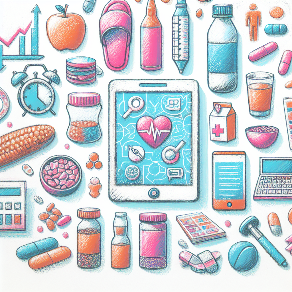 Pastelková ilustrace znázorňující téma: Zdraví