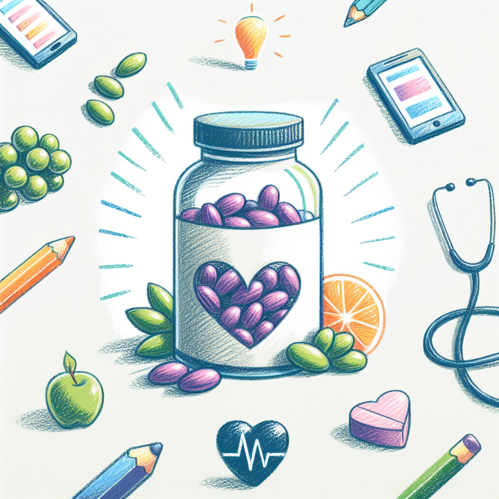 Pastelková ilustrace znázorňující téma: Zdraví a výživa