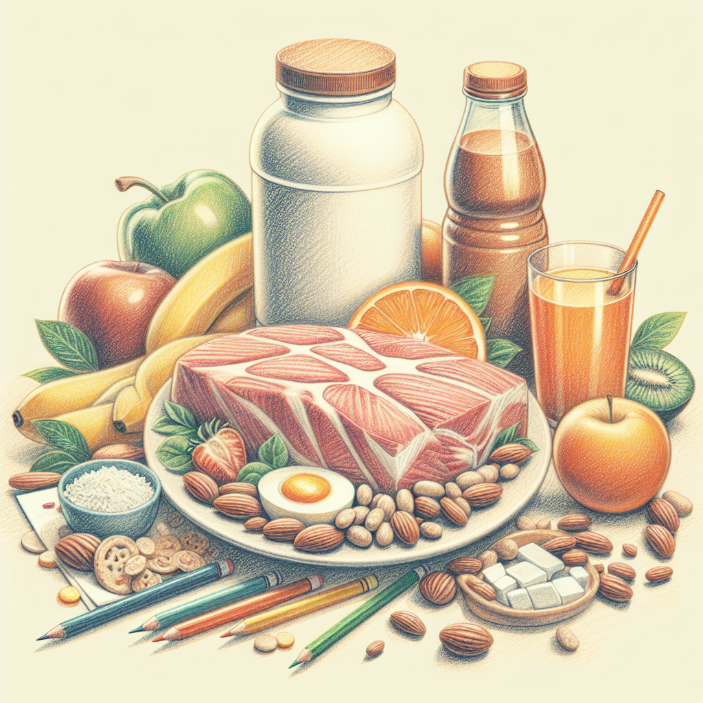 Pastelková ilustrace znázorňující téma: Zdravé stravování