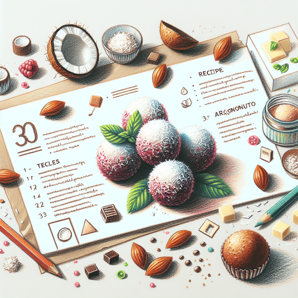 Pastelková ilustrace znázorňující téma: Recepty