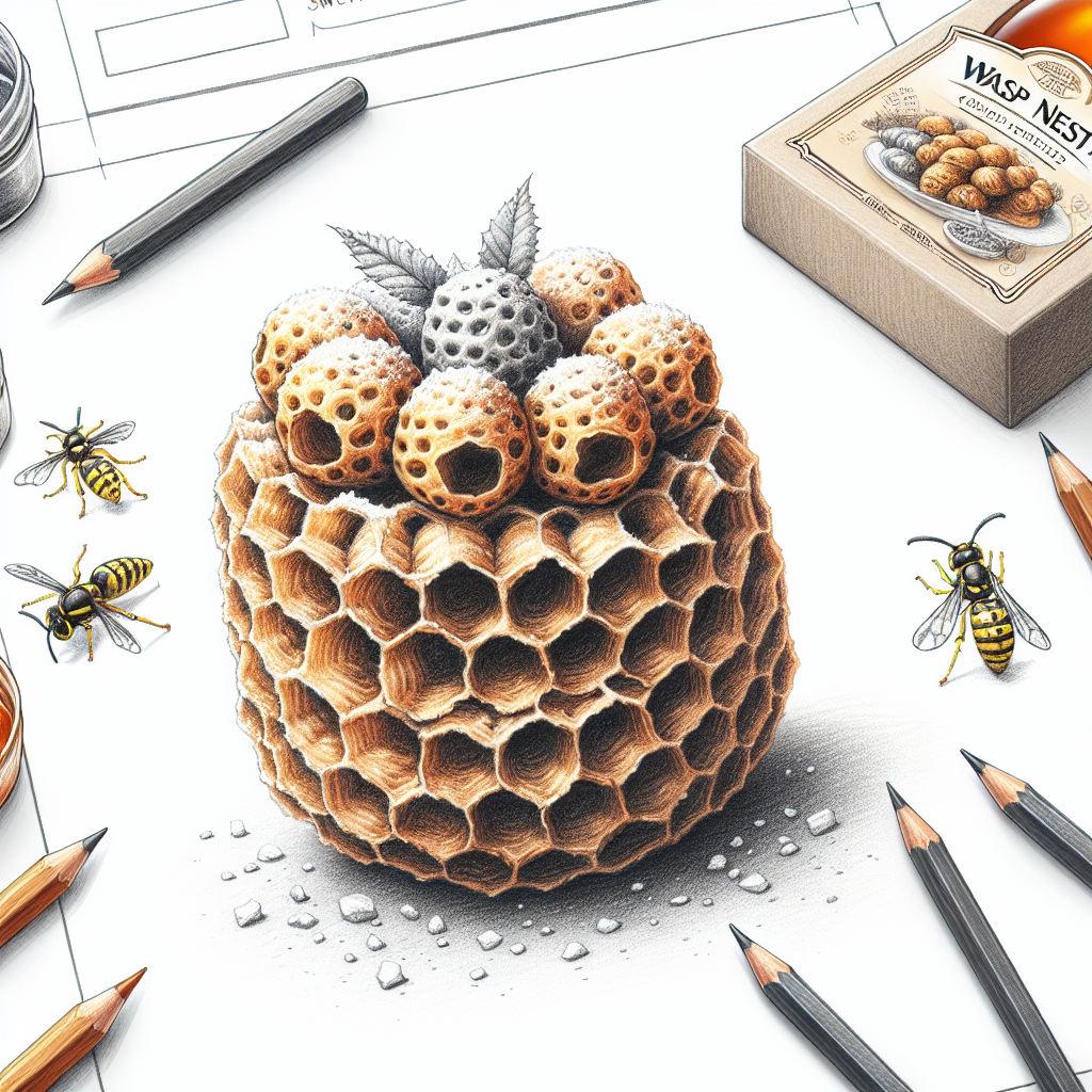 Pastelková ilustrace znázorňující téma: Dezerty