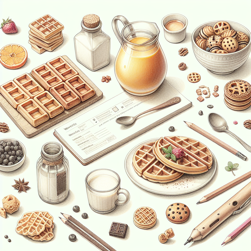 Pastelková ilustrace znázorňující téma: Recepty