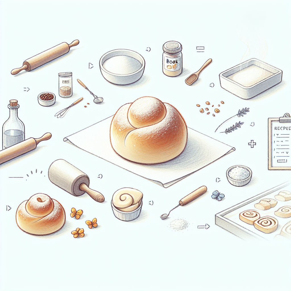 Pastelková ilustrace znázorňující téma: Pečení