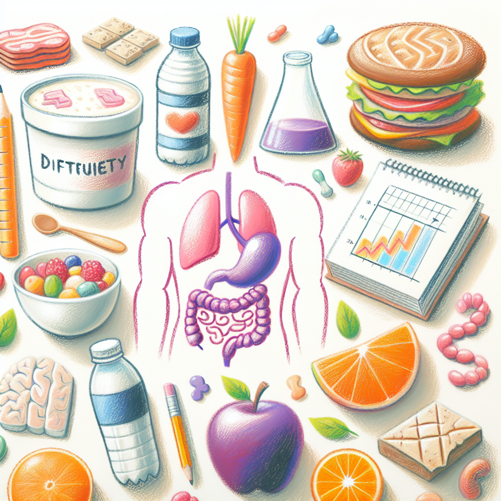 Pastelková ilustrace znázorňující téma: Zdravá výživa