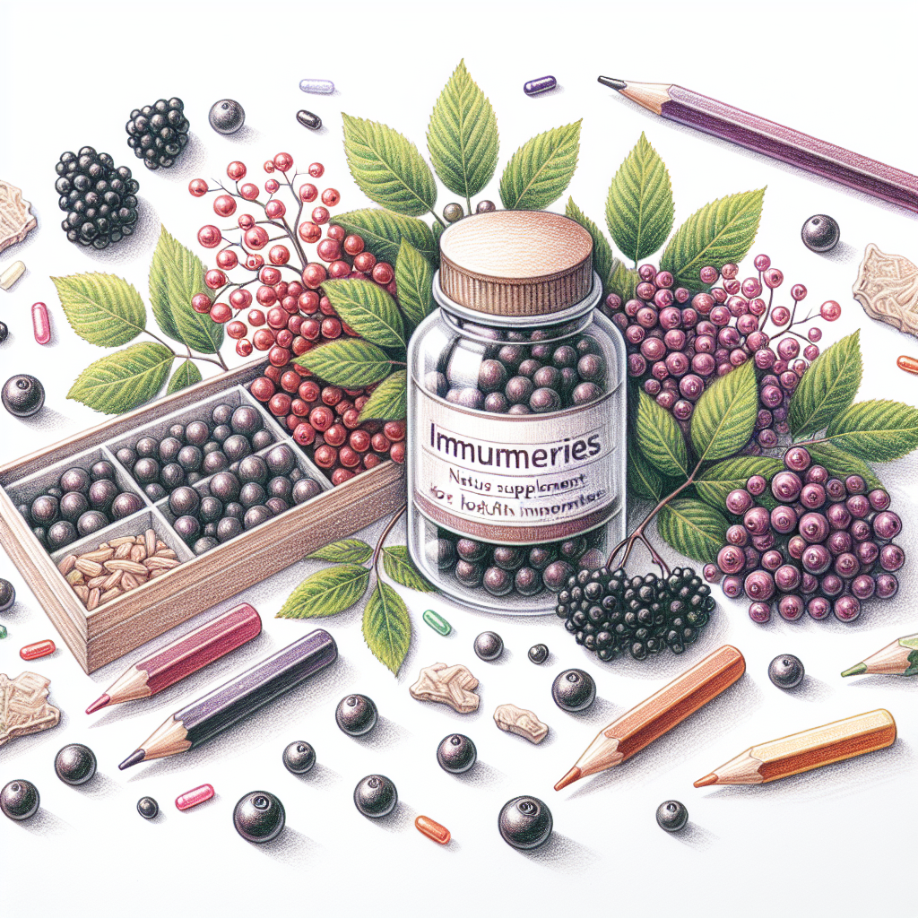 Pastelková ilustrace znázorňující téma: Suplementy