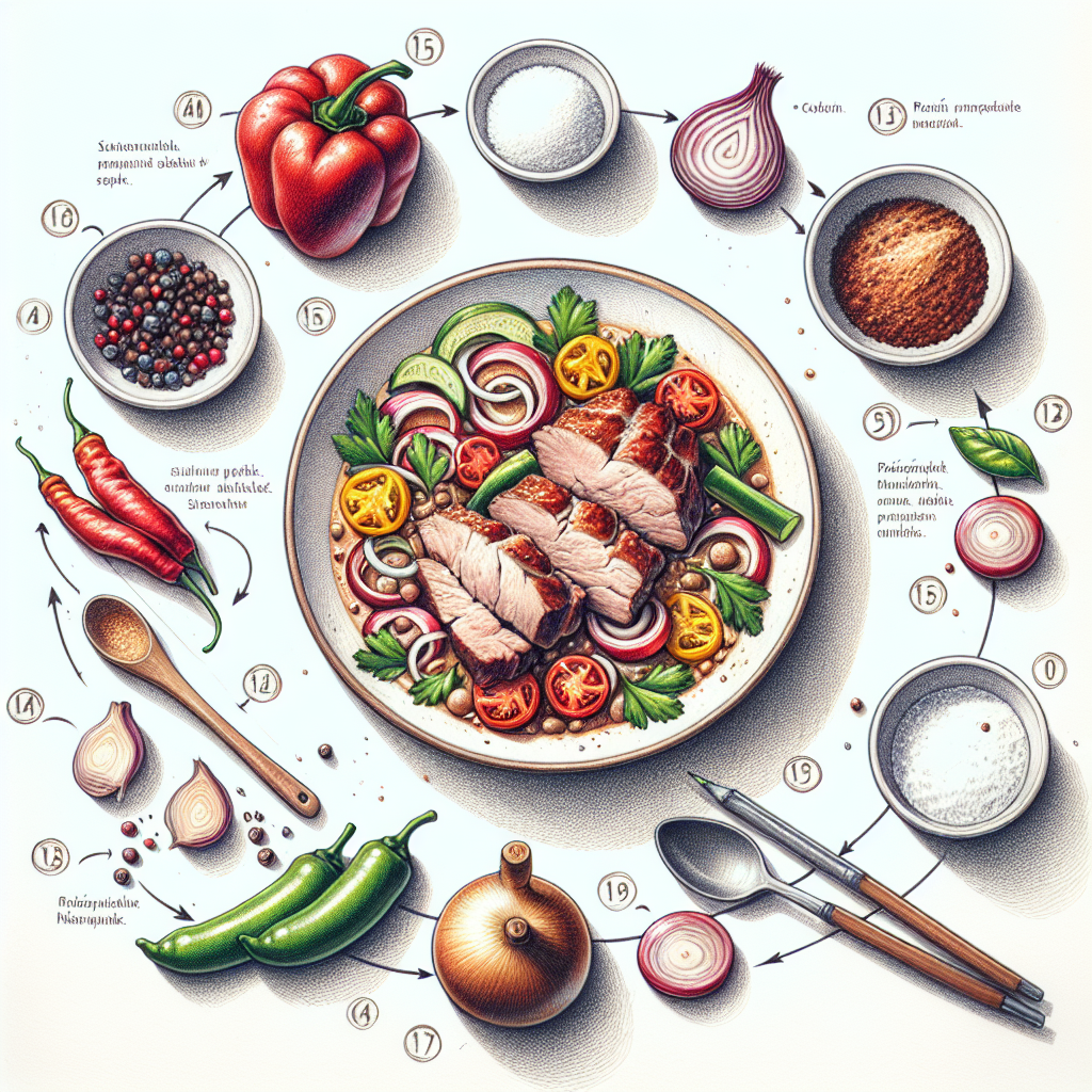 Pastelková ilustrace znázorňující téma: Recepty