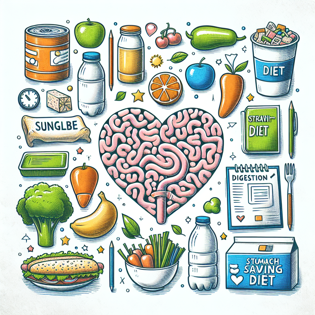 Pastelková ilustrace znázorňující téma: Diety