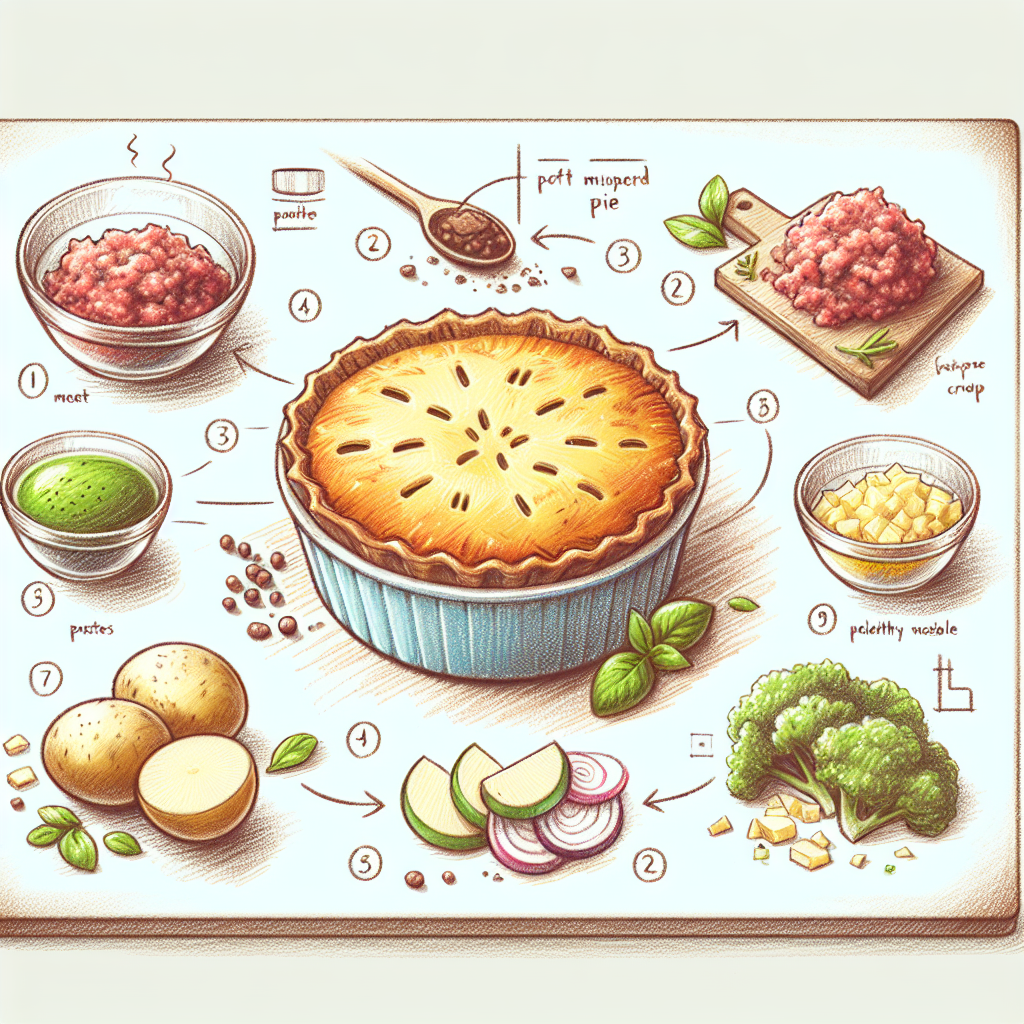 Pastelková ilustrace znázorňující téma: Recepty