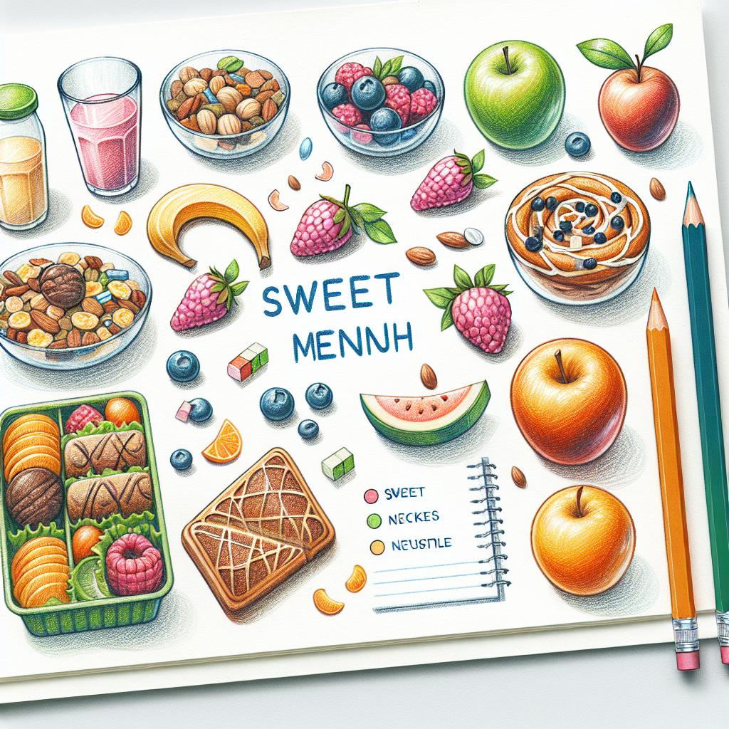 Pastelková ilustrace znázorňující téma: Zdravá strava