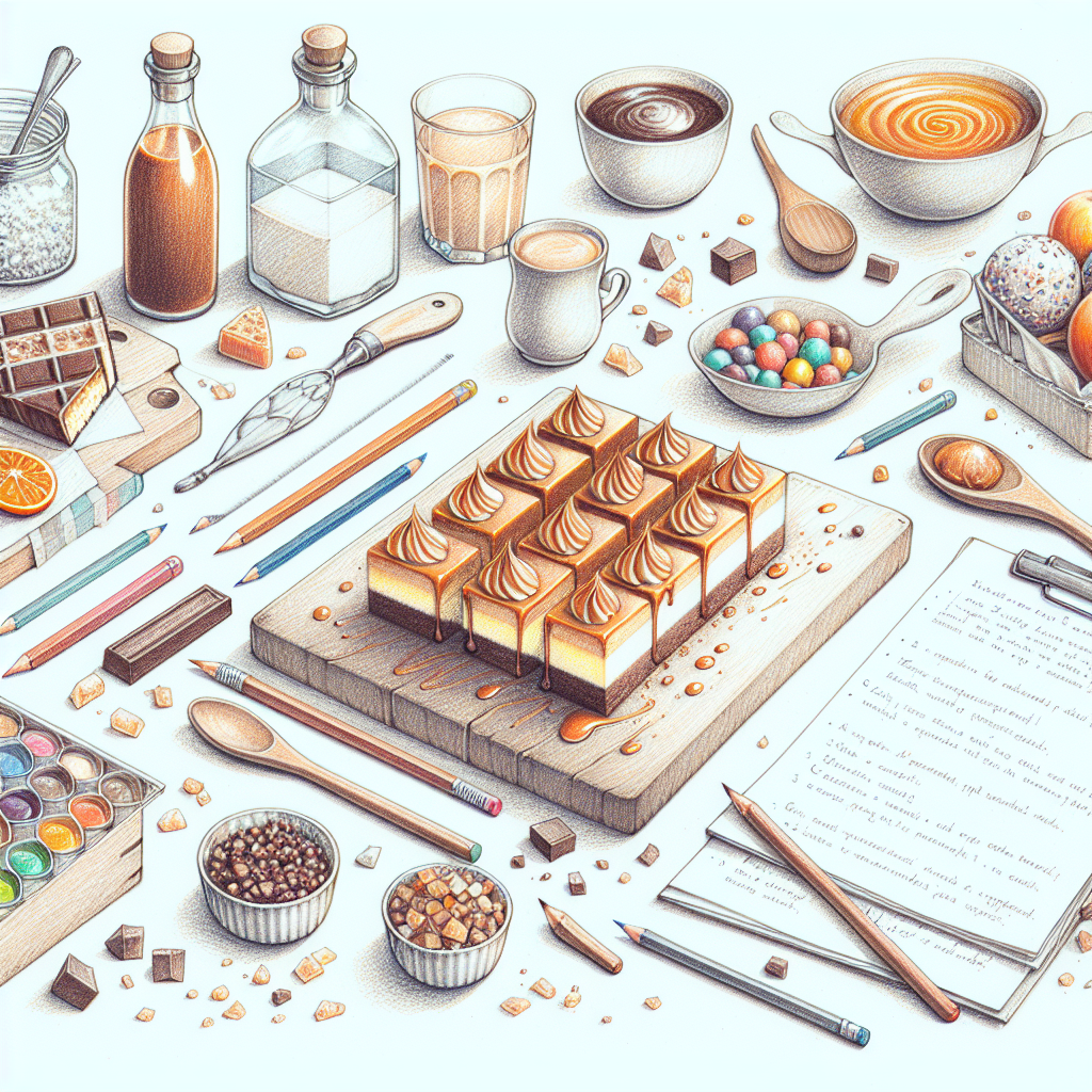 Pastelková ilustrace znázorňující téma: Recepty