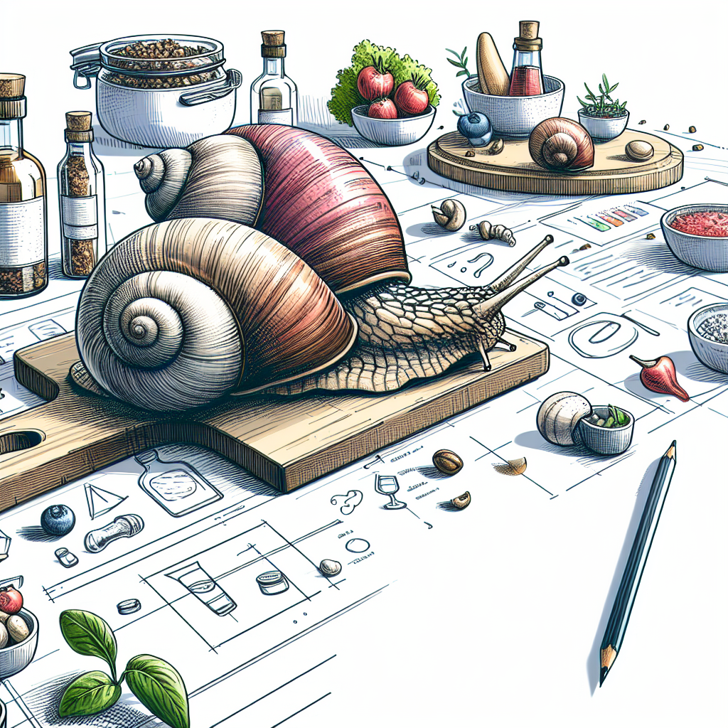 Pastelková ilustrace znázorňující téma: Gastronomie