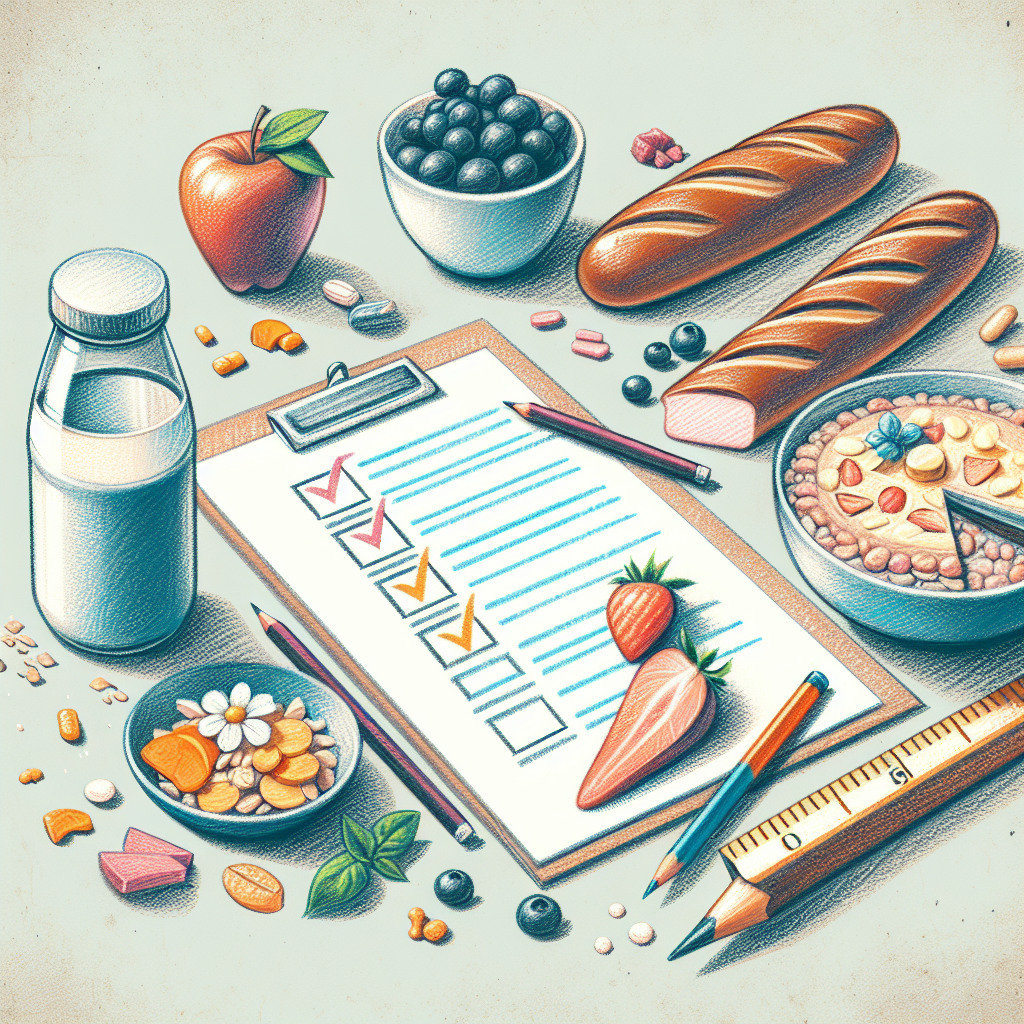 Pastelková ilustrace znázorňující téma: Zdravé stravování