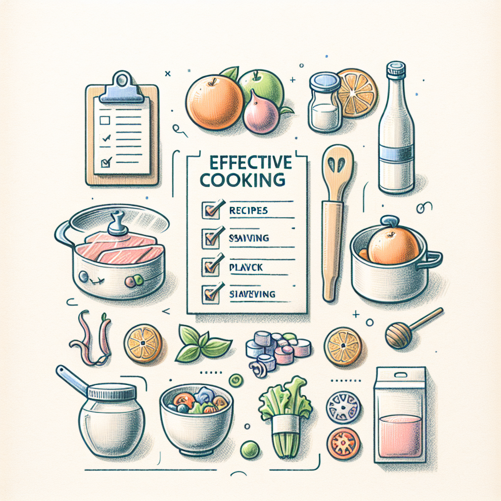 Pastelková ilustrace znázorňující téma: Vaření