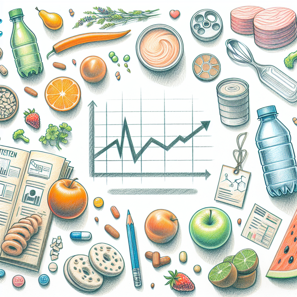 Pastelková ilustrace znázorňující téma: Sportovní výživa