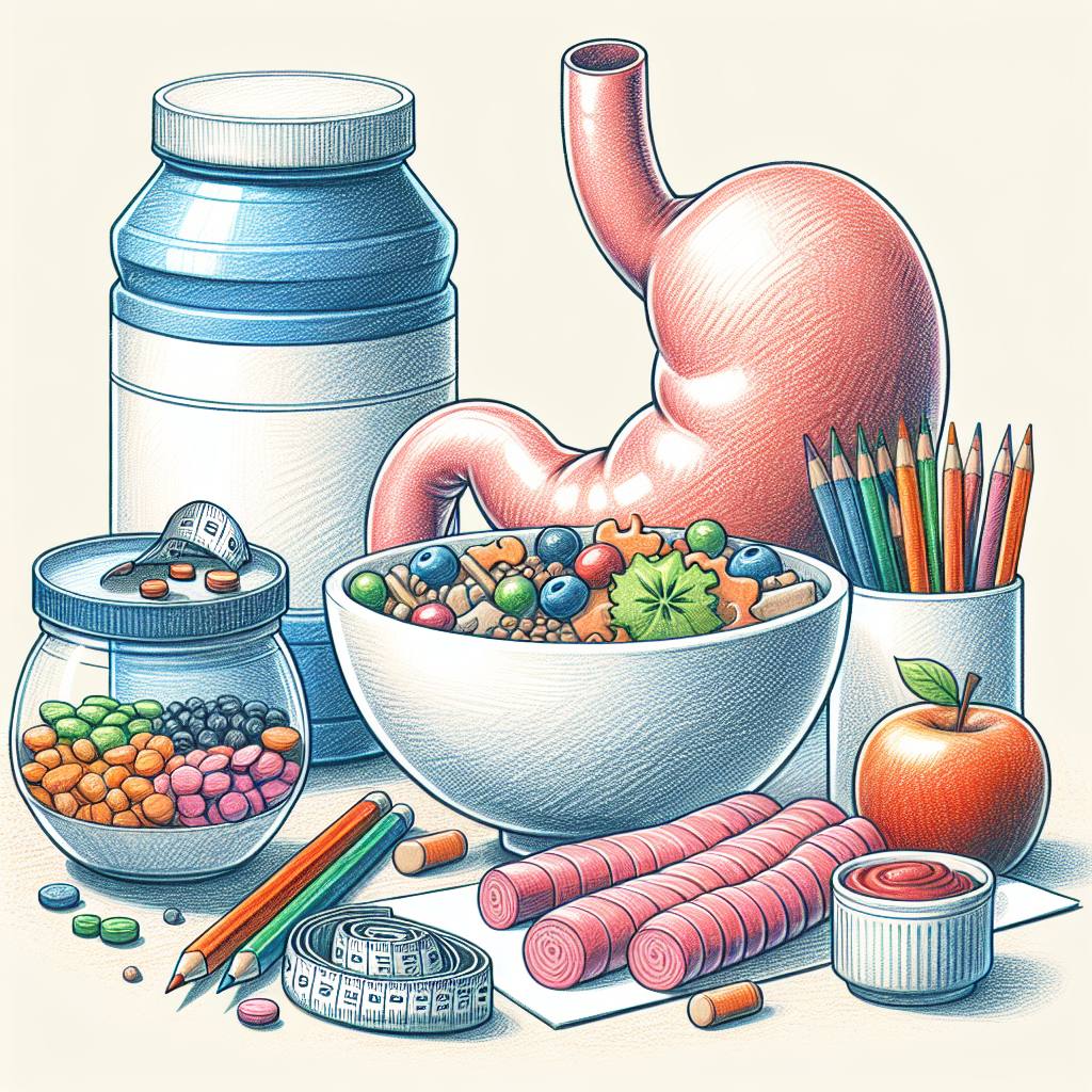 Pastelková ilustrace znázorňující téma: Zdraví a výživa