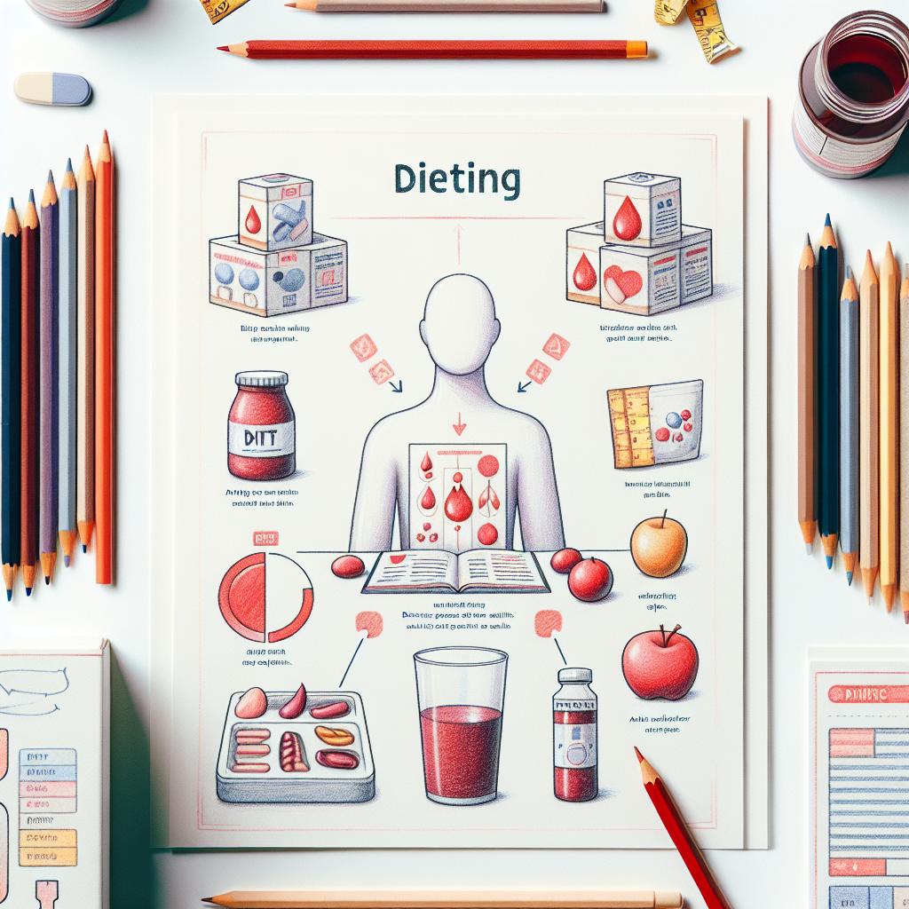 Pastelková ilustrace znázorňující téma: Výživa