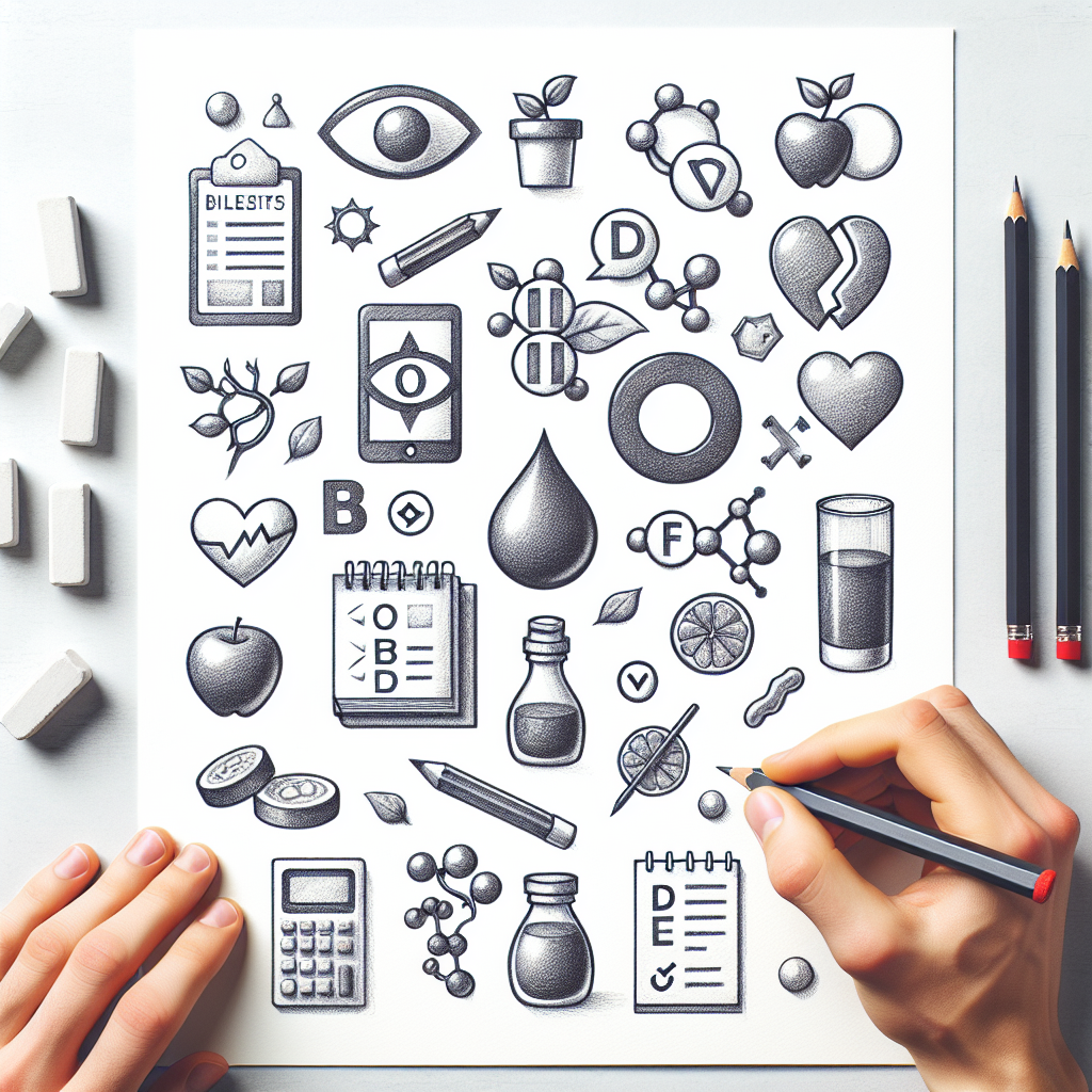 Pastelková ilustrace znázorňující téma: Výživa